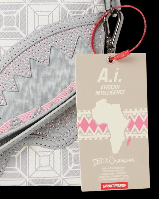 CROSSOVER CLUTCHES>SPRAYGROUND A.I.8 AFRICAN INTELLIGENCE BOOKED u0026 BUSY CROSSOVER CLUTCH