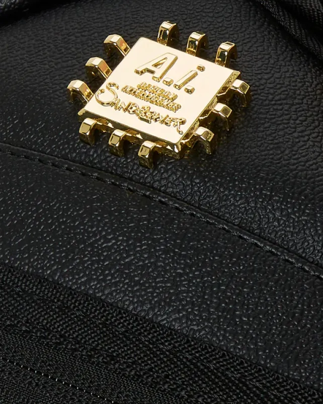 BACKPACKS>SPRAYGROUND A.I.8 AFRICAN INTELLIGENCE GUILDED LEOPARD BACKPACK (DLXV)