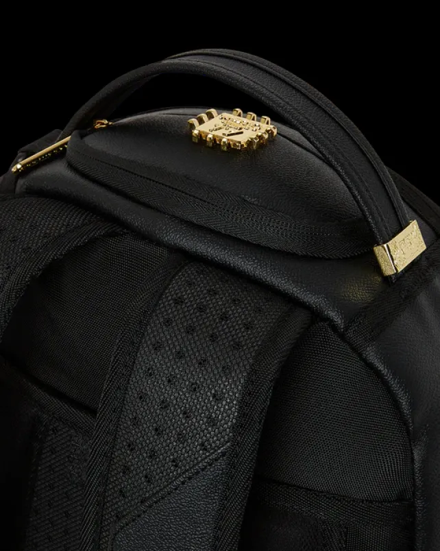 BACKPACKS>SPRAYGROUND A.I.8 AFRICAN INTELLIGENCE GUILDED LEOPARD BACKPACK (DLXV)