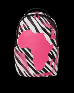 BACKPACKS>SPRAYGROUND A.I.8 AFRICAN INTELLIGENCE MOTHERLAND LOVE BACKPACK (DLXV)