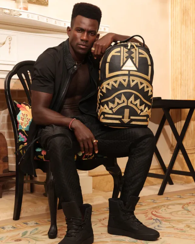 BACKPACKS>SPRAYGROUND A.I.8 AFRICAN INTELLIGENCE PATH TO THE FUTURE II BACKPACK (DLXV)