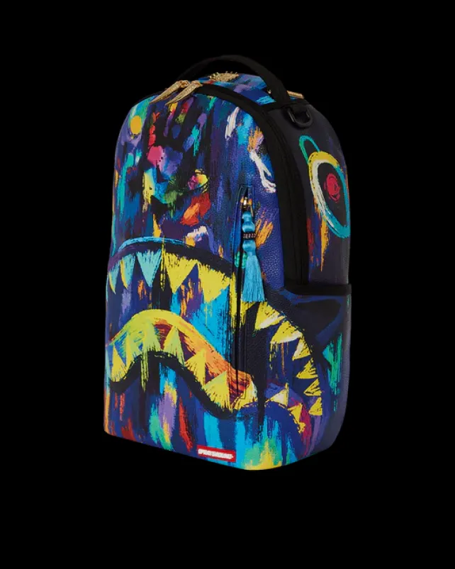 BACKPACKS>SPRAYGROUND A.I.8 AFRICAN INTELLIGENCE PLANET UTOPIA BACKPACK (DLXV)