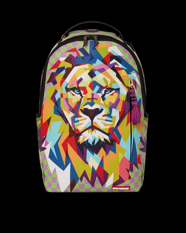 BACKPACKS>SPRAYGROUND A.I.8 AFRICAN INTELLIGENCE THE LEADER WITHIN BACKPACK (DLXV)