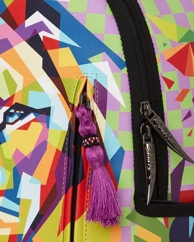 BACKPACKS>SPRAYGROUND A.I.8 AFRICAN INTELLIGENCE THE LEADER WITHIN BACKPACK (DLXV)