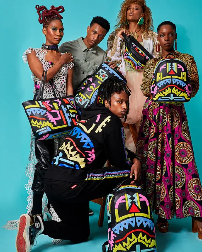 DUFFLES>SPRAYGROUND A.i.4 PATH TO THE FUTURE DUFFLE