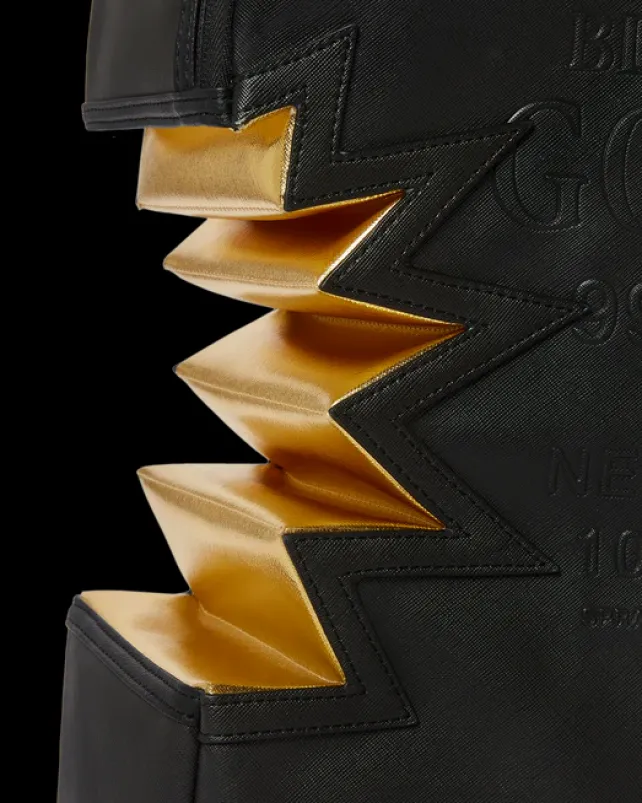 BACKPACKS>SPRAYGROUND A.i.3 SHARK BITE BLACK GOLD BACKPACK (DLXV)