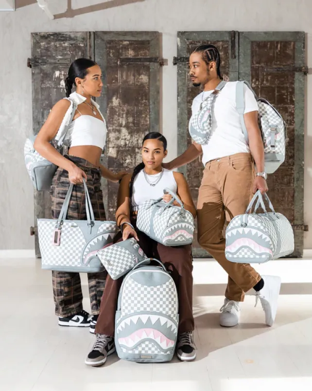 CROSSOVER CLUTCHES>SPRAYGROUND AIR TO THE THRONE JETSET CROSSOVER CLUTCH