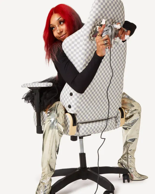 GAMING CHAIRS>SPRAYGROUND AIR TO THE THRONE JETSET GAMING CHAIR - SUPER RARE