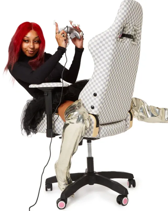 GAMING CHAIRS>SPRAYGROUND AIR TO THE THRONE JETSET GAMING CHAIR - SUPER RARE