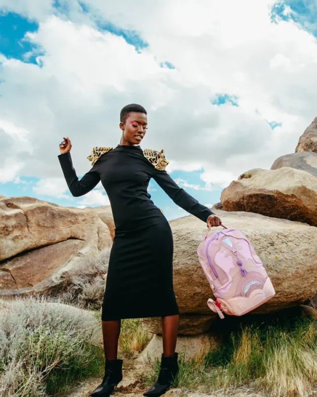 BACKPACKS>SPRAYGROUND ALIEN BABY BACKPACK