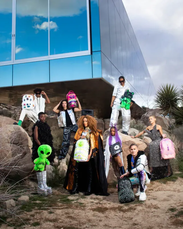 BACKPACKS>SPRAYGROUND ALIEN BABY BACKPACK