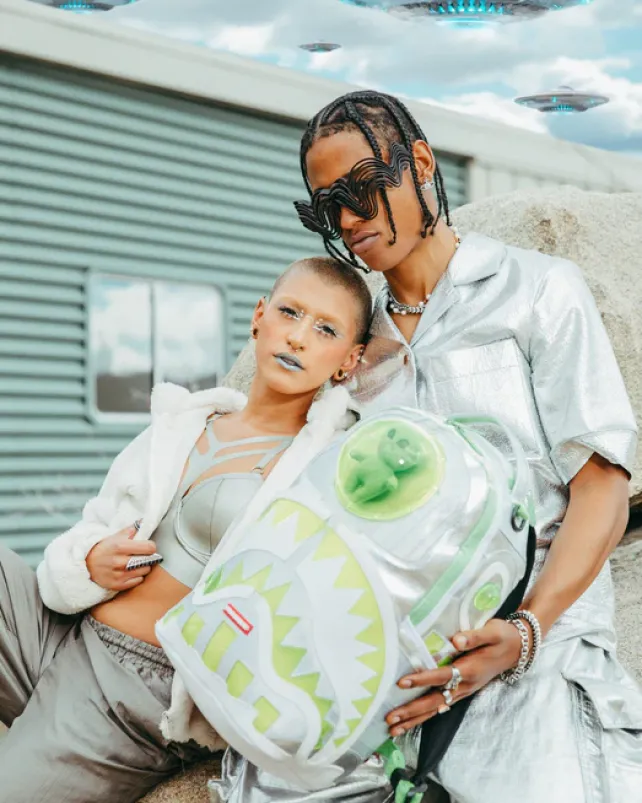 BACKPACKS>SPRAYGROUND ALIEN MOTHERSHIP BACKPACK