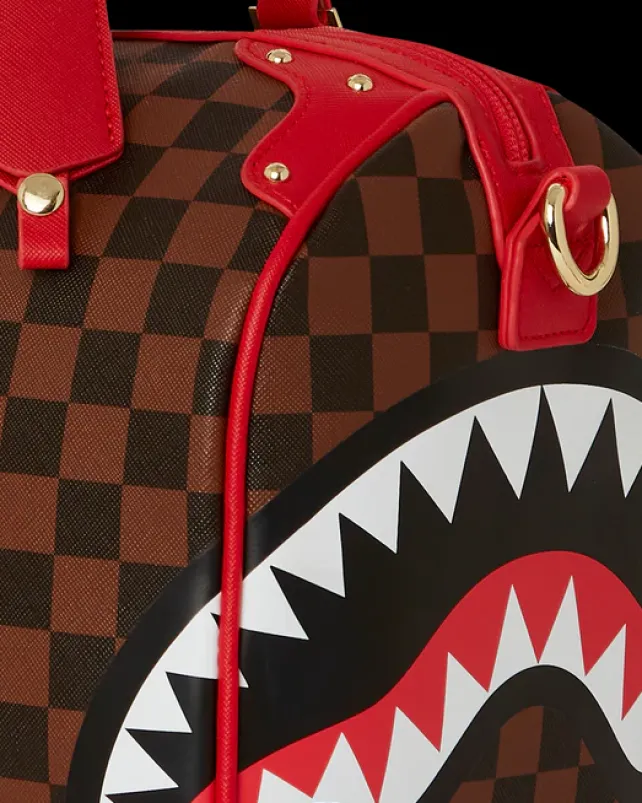 DUFFLES>SPRAYGROUND ALL OR NOTHING SHARKS IN PARIS MINI DUFFLE