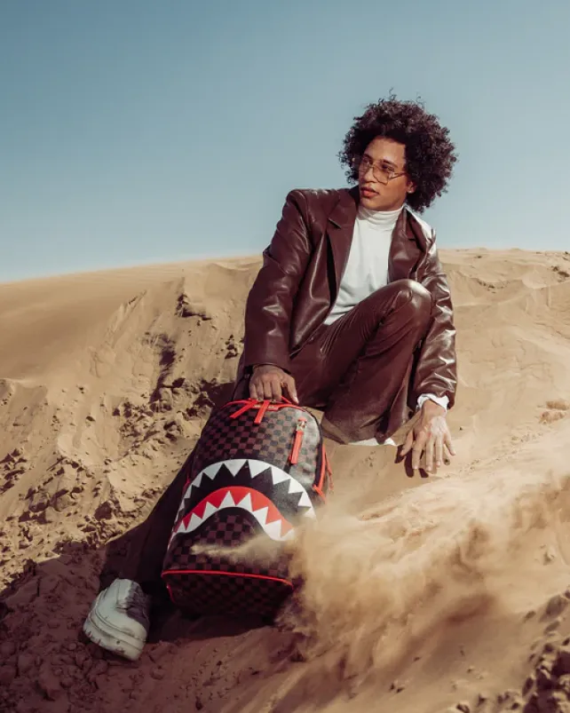 BACKPACKS>SPRAYGROUND ALL OR NOTHING SHARKS IN PARIS BACKPACK (DLXV)