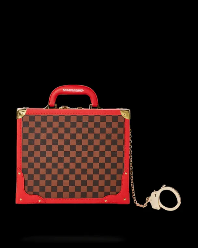 ATTACHÉ BRIEFCASES>SPRAYGROUND ALL OR NOTHING SHARKS IN PARIS ATTACHu00c9 HANDCUFF BRIEFCASE