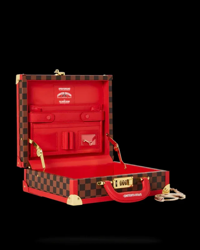 ATTACHÉ BRIEFCASES>SPRAYGROUND ALL OR NOTHING SHARKS IN PARIS ATTACHu00c9 HANDCUFF BRIEFCASE