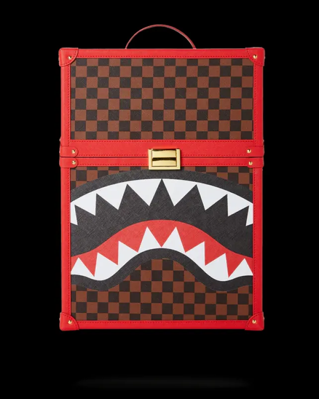BACKPACKS>SPRAYGROUND ALL OR NOTHING SHARKS IN PARIS CHATURANGA SHARK 1900 BACKPACK