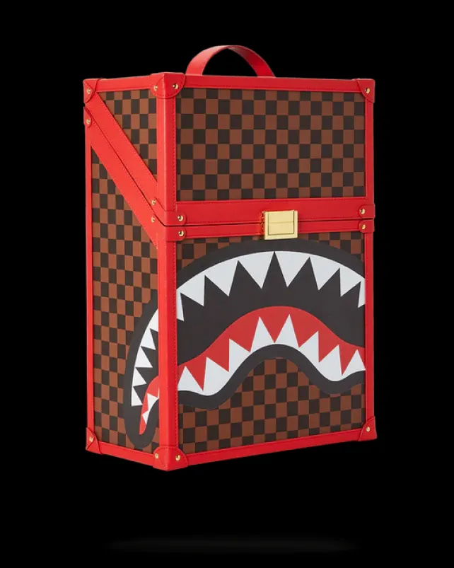 BACKPACKS>SPRAYGROUND ALL OR NOTHING SHARKS IN PARIS CHATURANGA SHARK 1900 BACKPACK