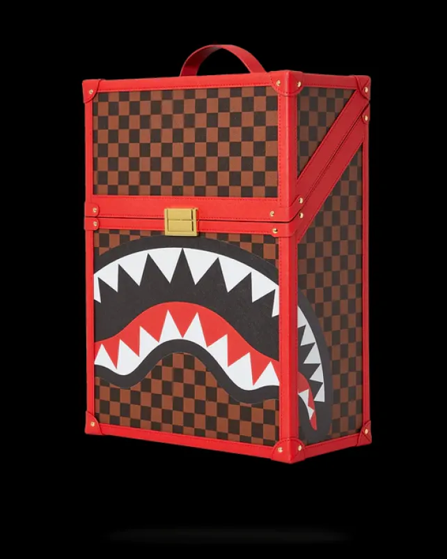 BACKPACKS>SPRAYGROUND ALL OR NOTHING SHARKS IN PARIS CHATURANGA SHARK 1900 BACKPACK