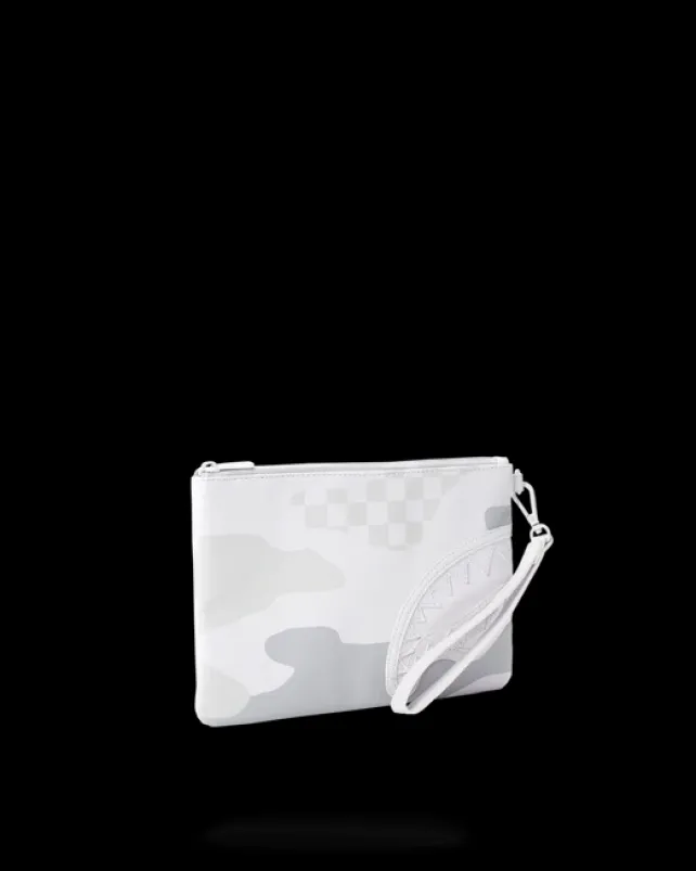 CROSSOVER CLUTCHES>SPRAYGROUND 3AM LE BLANC CROSSOVER CLUTCH