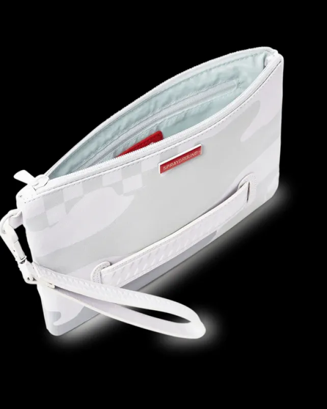 CROSSOVER CLUTCHES>SPRAYGROUND 3AM LE BLANC CROSSOVER CLUTCH