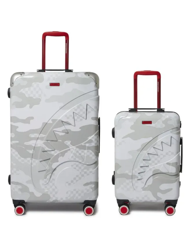 LUGGAGE SETS|FULL-SIZE LUGGAGE>SPRAYGROUND 3AM LE BLANC LUGGAGE SET