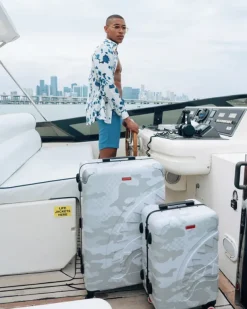 LUGGAGE SETS|FULL-SIZE LUGGAGE>SPRAYGROUND 3AM LE BLANC LUGGAGE SET