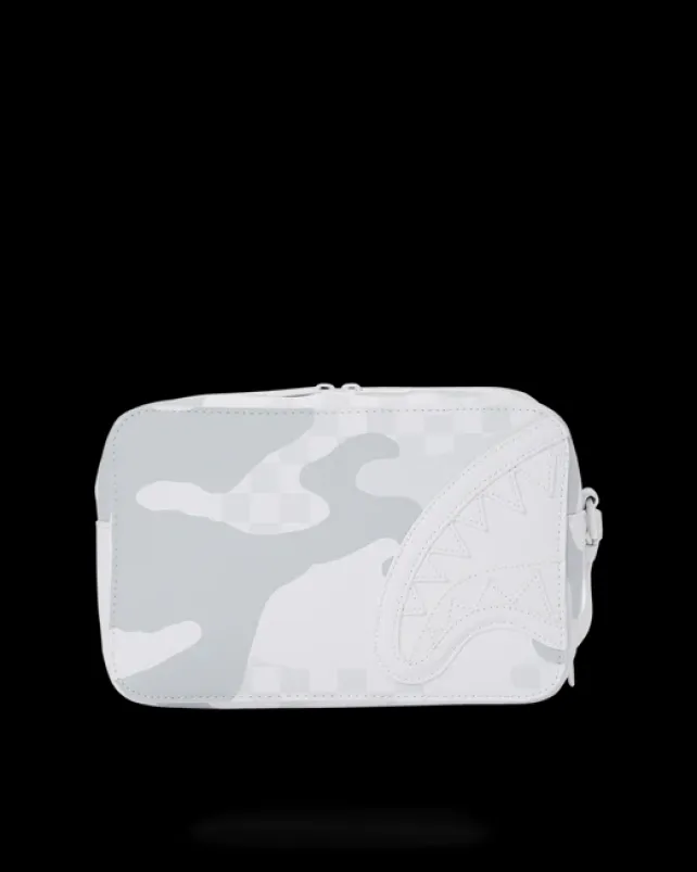 TOILETRIES AKA MONEY BAGS>SPRAYGROUND 3AM LE BLANC TOILETRY BAG