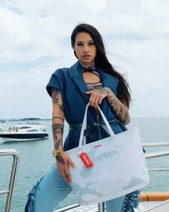 TOTES>SPRAYGROUND 3AM LE BLANC TOTE