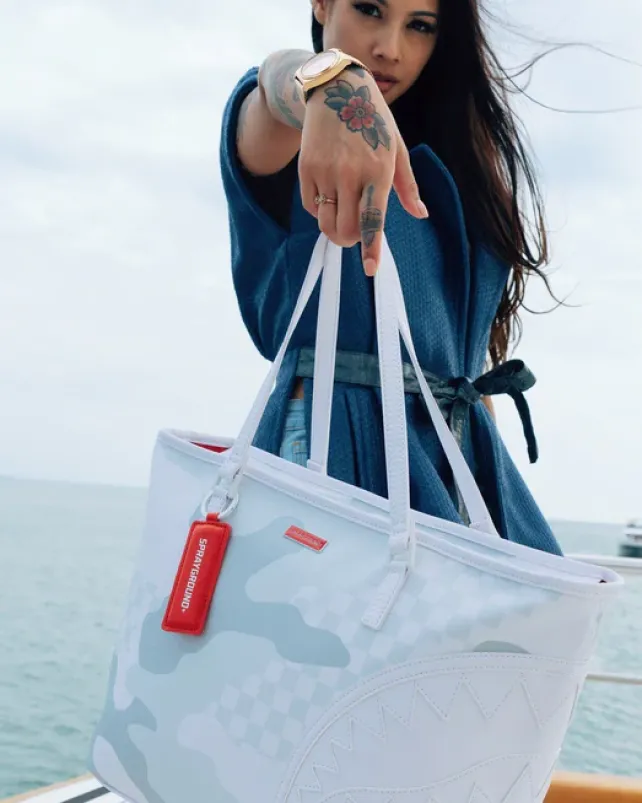 TOTES>SPRAYGROUND 3AM LE BLANC TOTE