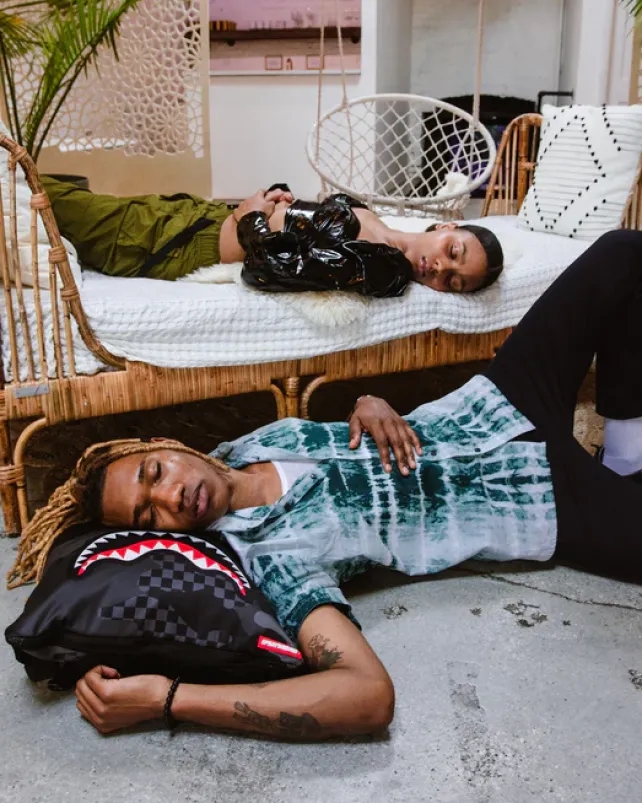 BACKPACKS>SPRAYGROUND 3AM NAPSACK PILLOW BACKPACK