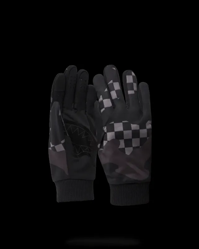 GLOVES|COLD WEATHER GEAR>SPRAYGROUND 3AM NEVER SLEEP GLOVES