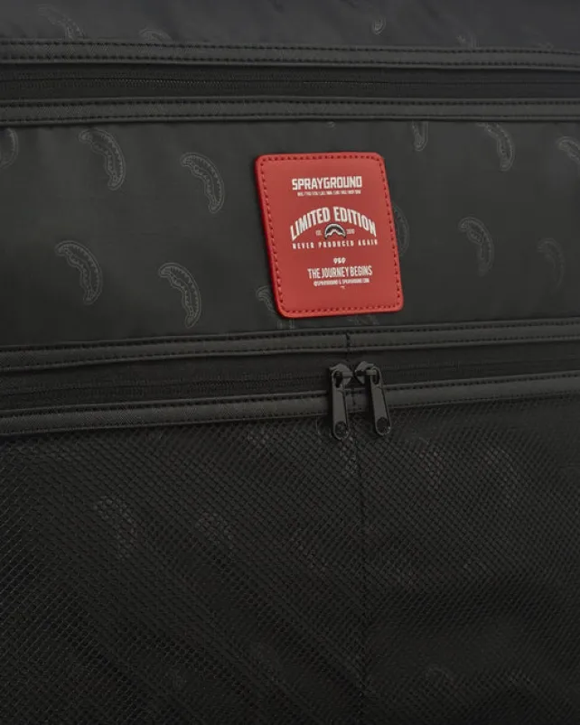 CARRY-ON LUGGAGE>SPRAYGROUND 3AM NEVER SLEEP JETSETTER CARRY-ON LUGGAGE
