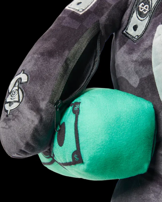 TEDDY BEAR BACKPACKS|BACKPACKS>SPRAYGROUND 3AM NEVER SLEEP MONEYBEAR TEDDYBEAR BACKPACK