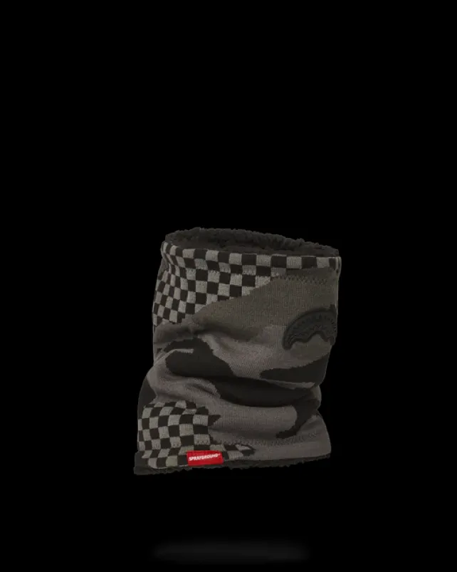 NECK WARMERS|COLD WEATHER GEAR>SPRAYGROUND 3AM NEVER SLEEP NECK WARMER
