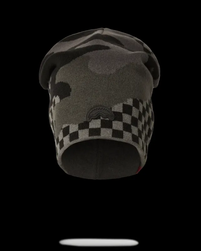 BEANIES|COLD WEATHER GEAR>SPRAYGROUND 3AM NEVER SLEEP SLOUCH BEANIE