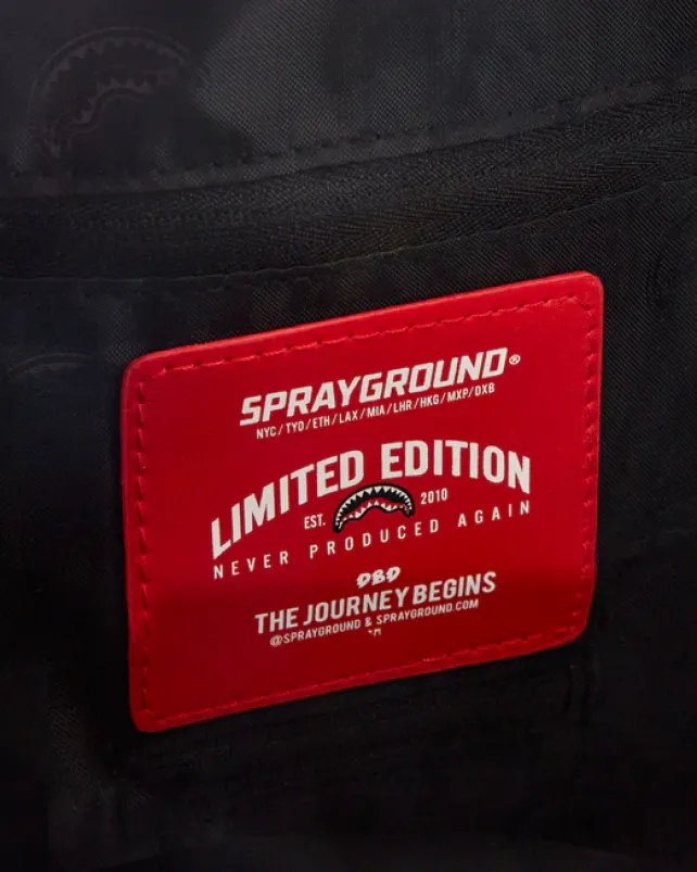 DUFFLES>SPRAYGROUND 3AM PINK DRIP TUBE DUFFLE