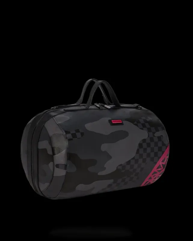 DUFFLES>SPRAYGROUND 3AM PINK DRIP TUBE DUFFLE
