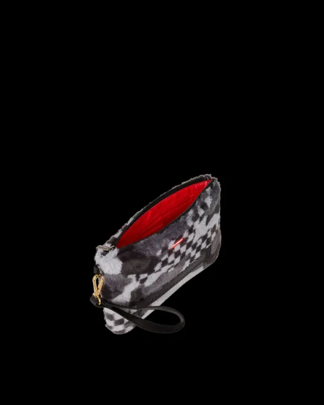 CROSSOVER CLUTCHES>SPRAYGROUND 3AM PLUSH ASPEN HIGHLANDS CROSSOVER CLUTCH