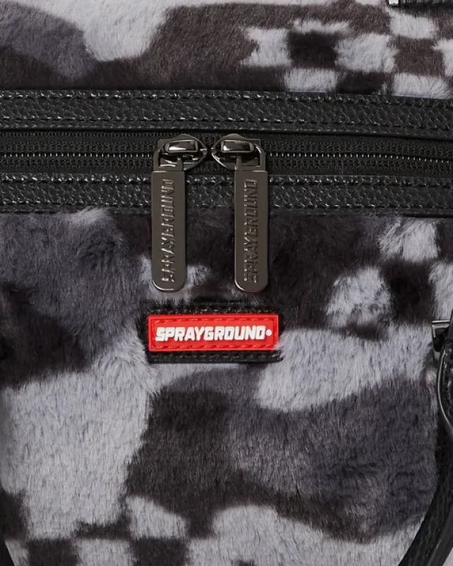 DUFFLES>SPRAYGROUND 3AM PLUSH ASPEN HIGHLANDS MINI DUFFLE