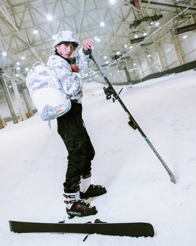 BACKPACKS>SPRAYGROUND 3AM PLUSH SWISS ALPS BACKPACK