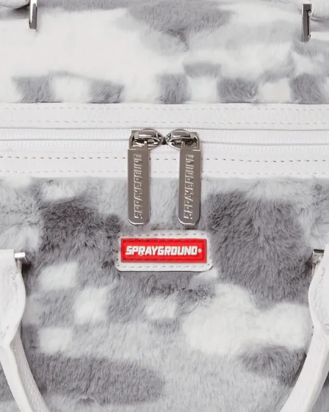 DUFFLES>SPRAYGROUND 3AM PLUSH SWISS ALPS MINI DUFFLE