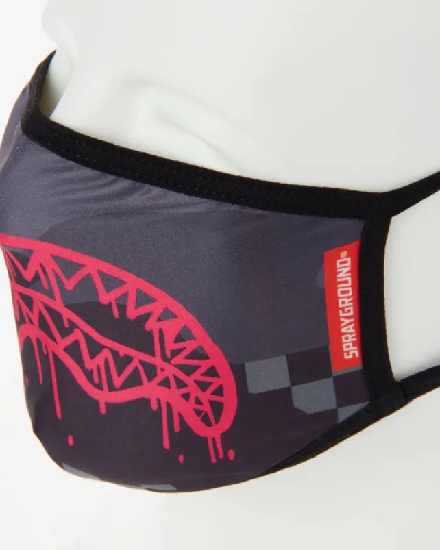 FACE MASKS>SPRAYGROUND 3AM SHARK FORM-FITTING MASK