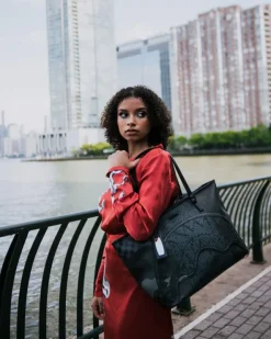 TOTES|HANDBAGS>SPRAYGROUND 3AM THE TRILOGY TOTE