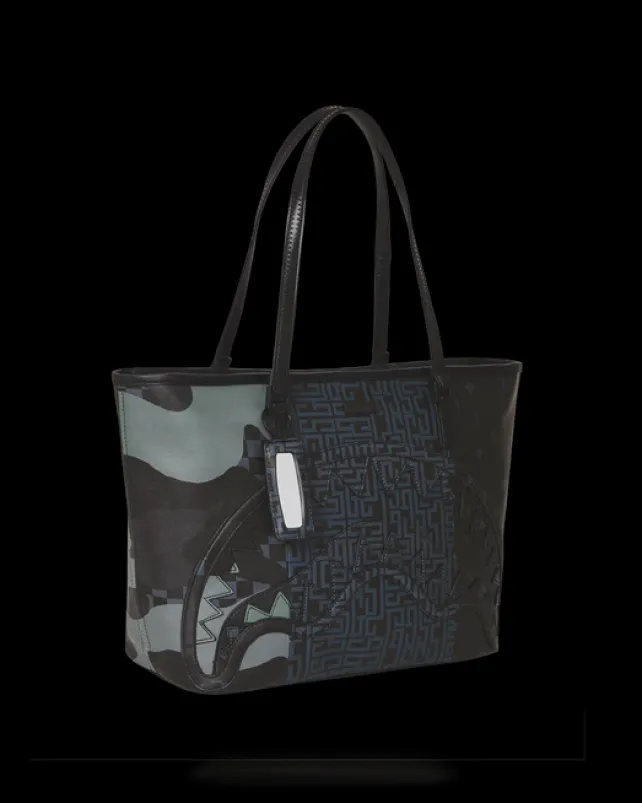 TOTES|HANDBAGS>SPRAYGROUND 3AM THE TRILOGY TOTE