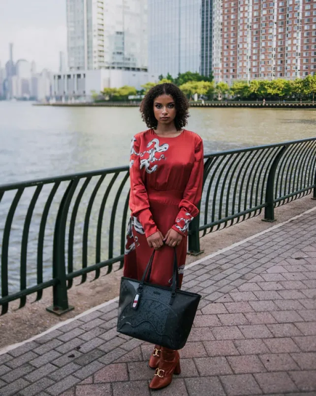 TOTES|HANDBAGS>SPRAYGROUND 3AM THE TRILOGY TOTE