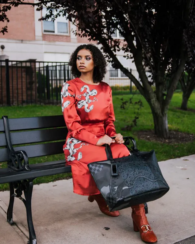 TOTES|HANDBAGS>SPRAYGROUND 3AM THE TRILOGY TOTE