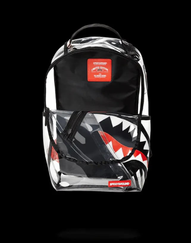 BACKPACKS>SPRAYGROUND ANGLED 20/20 VISION SHARK