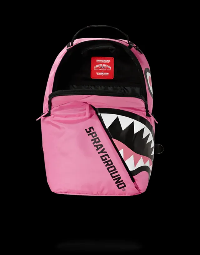 BACKPACKS>SPRAYGROUND ANGLED SHARK (PINK)