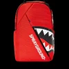 BACKPACKS>SPRAYGROUND ANGLED SHARK (RED)